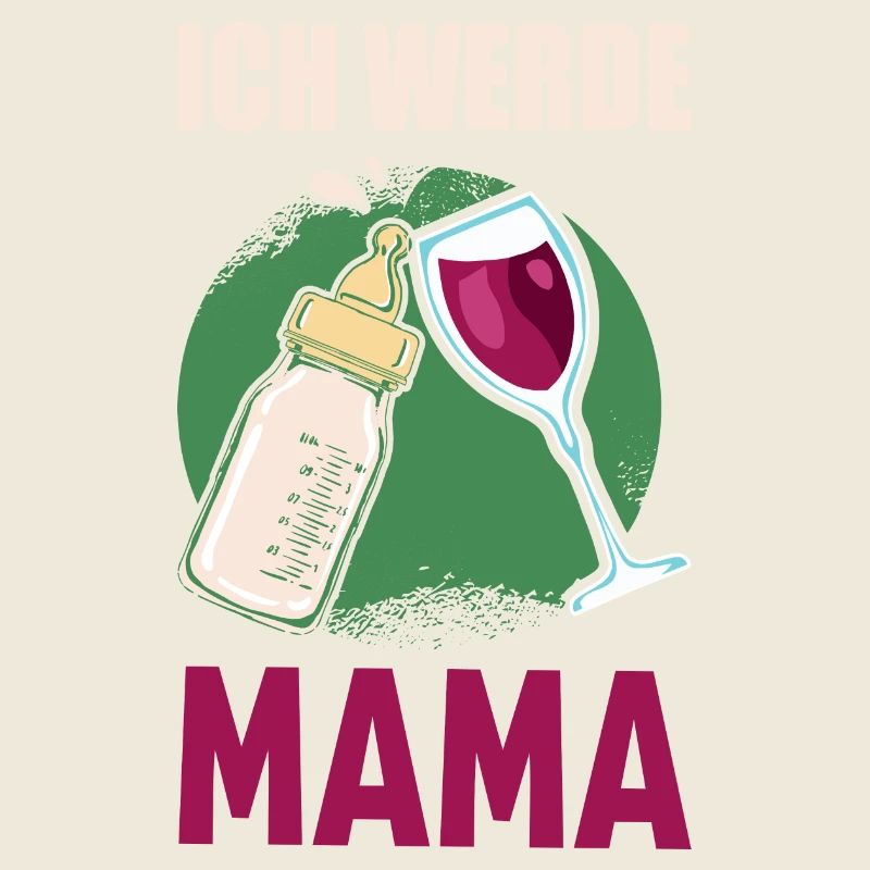 ICH WERDE MAMA Schwangerschaftsgeschenkidee