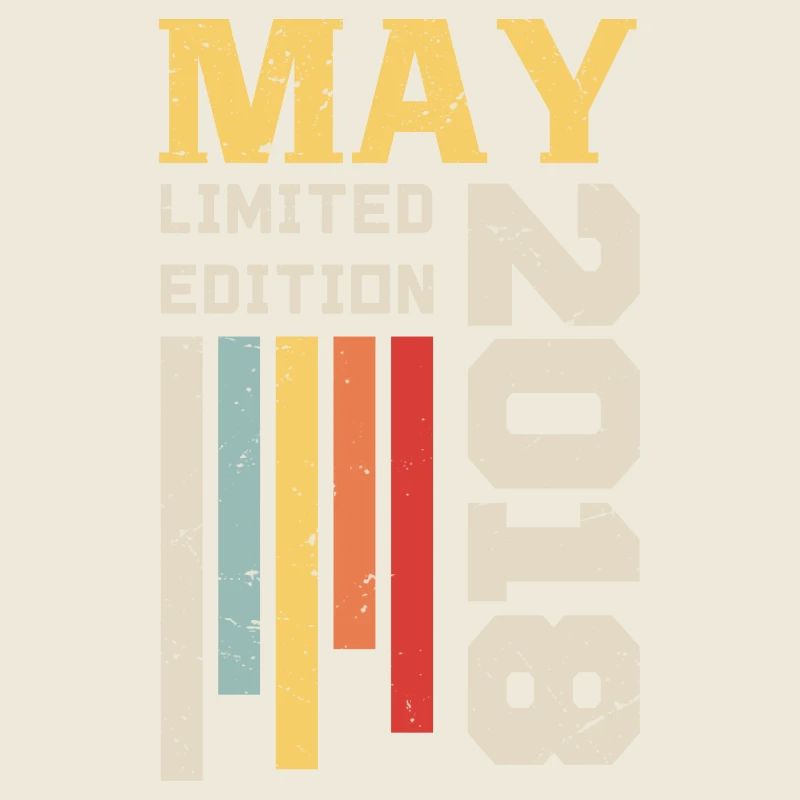 Mai 2018 - Geburtstagsgeschenk geboren im Mai 2018 Mai