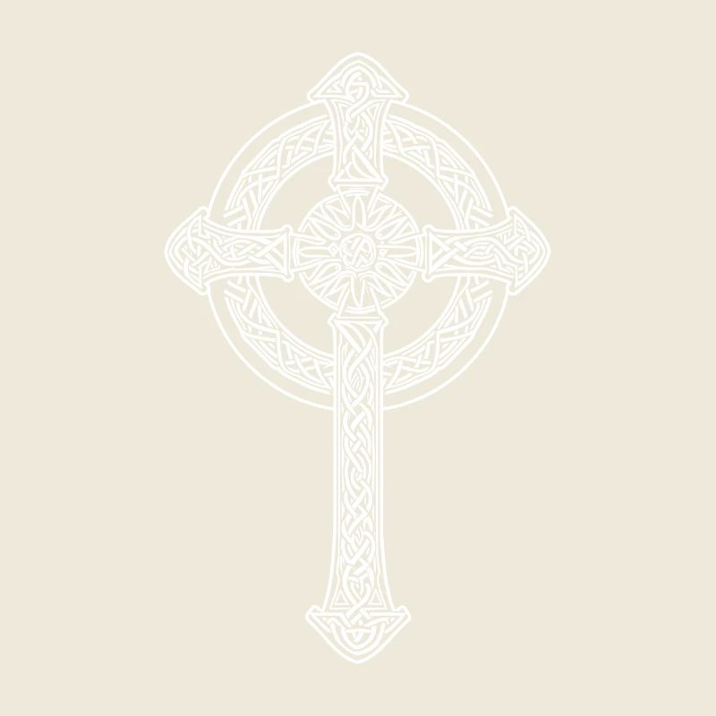 Mandala celtic cross