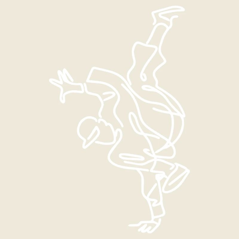 Breakdancing Skizze