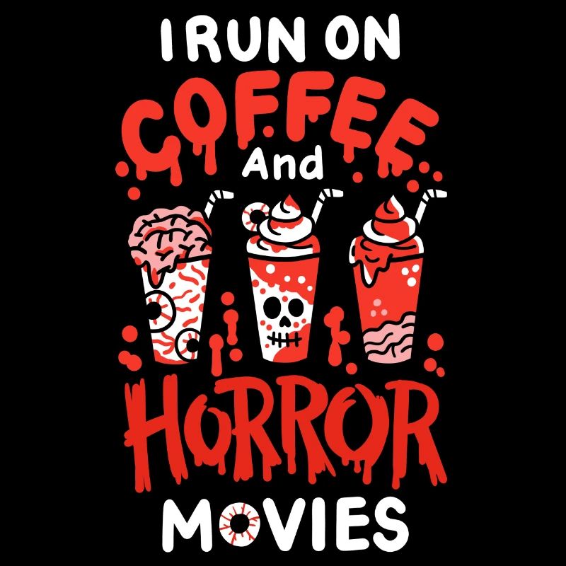 Horrorfilme und Kaffee