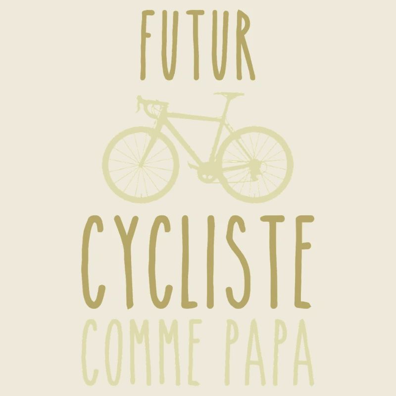 Futur cycliste comme papa