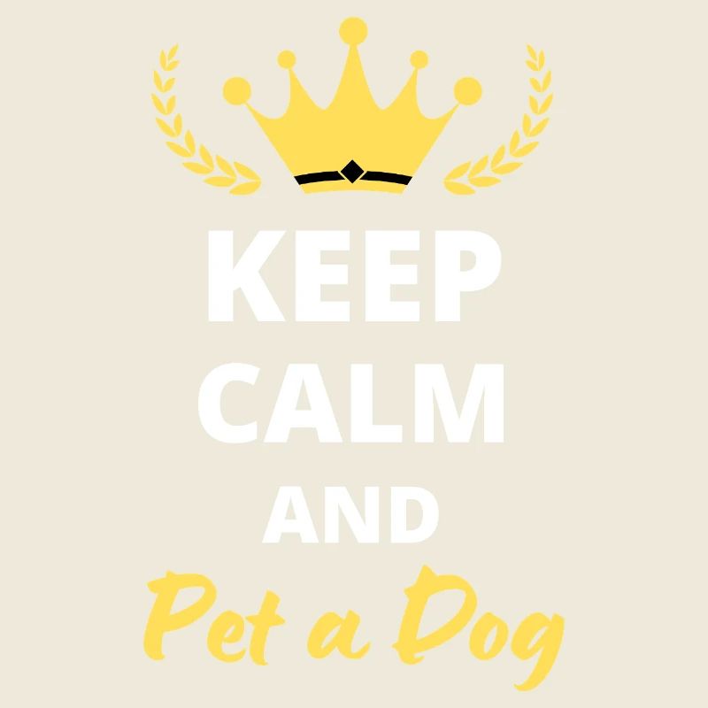 Keep Calm and Pet a Dog - Cute Design