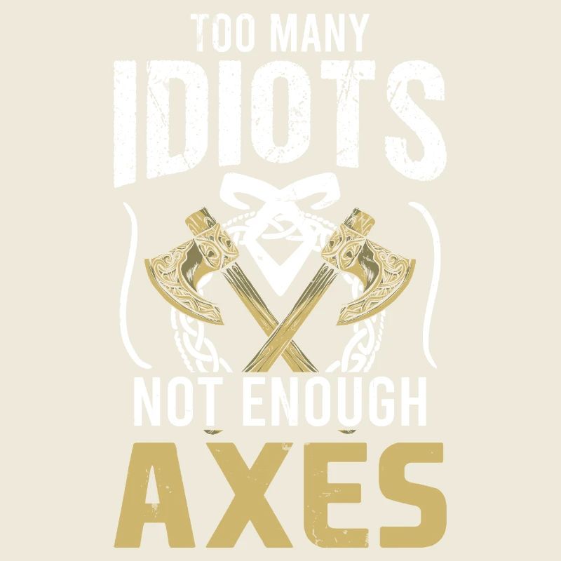 Viking Mythologie Walhalla Krieger Axt Sprüche