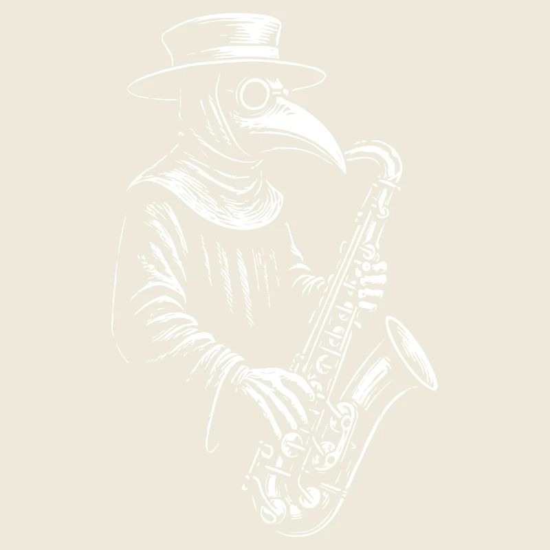 Plague Doctor plays Saxophone