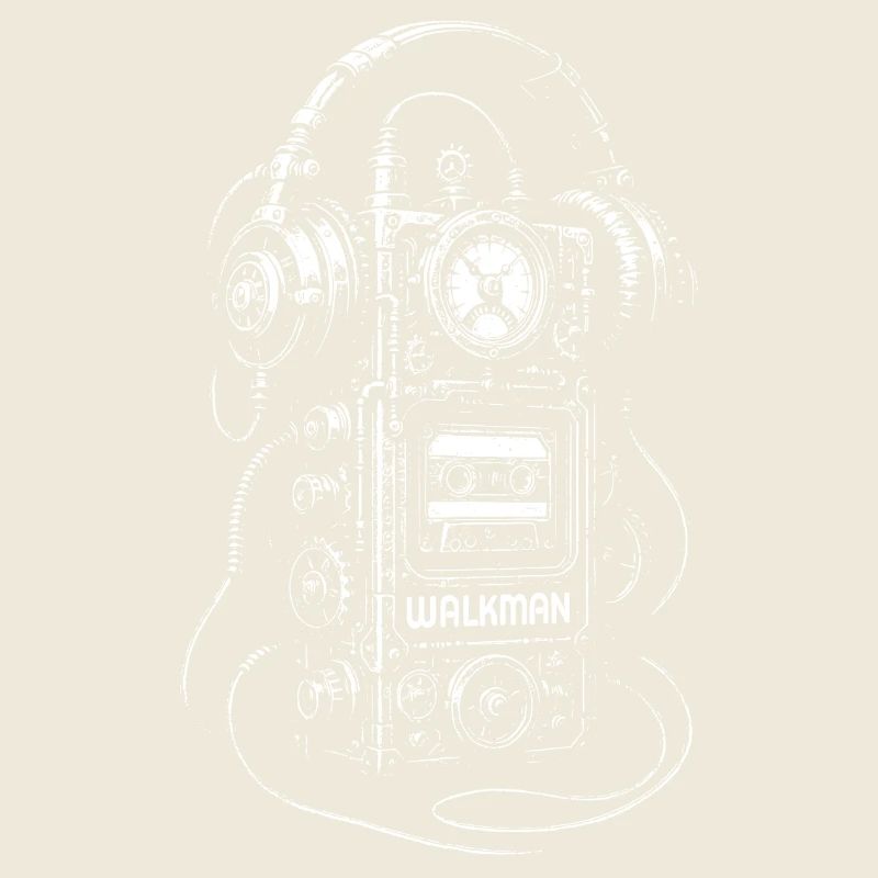 Walkman steampunk rétro
