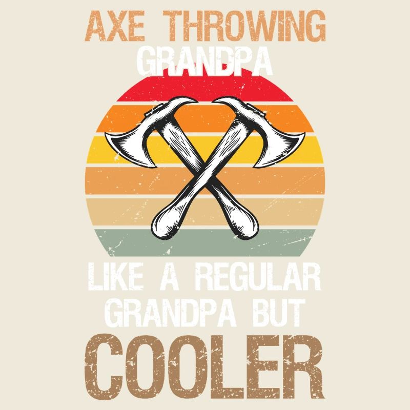 Axe Throwing Grandpa Axe Thrower