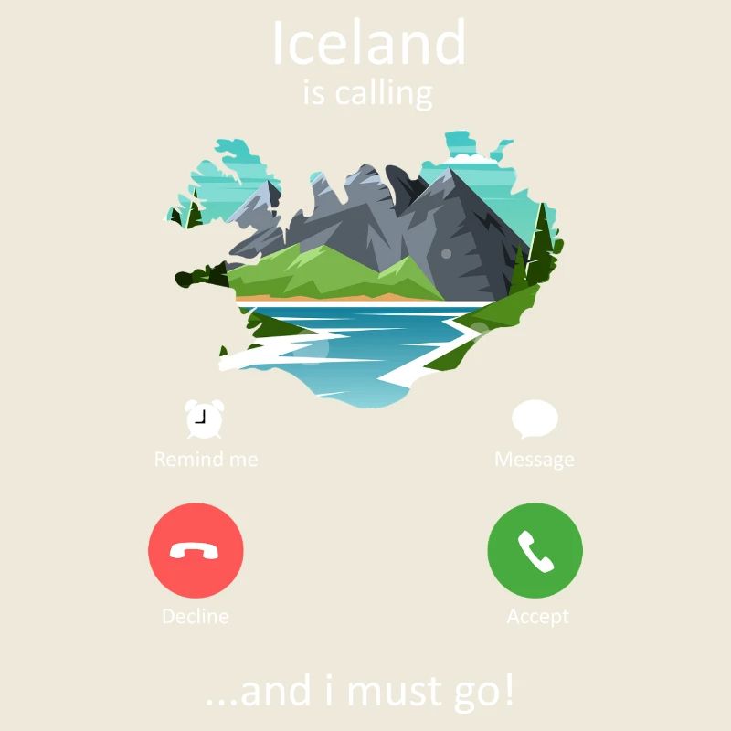 L’Islande m’appelle et je dois voyager Art