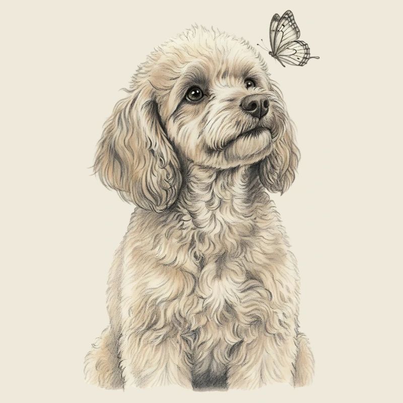 Caniche avec chien papillon Goldendoodle
