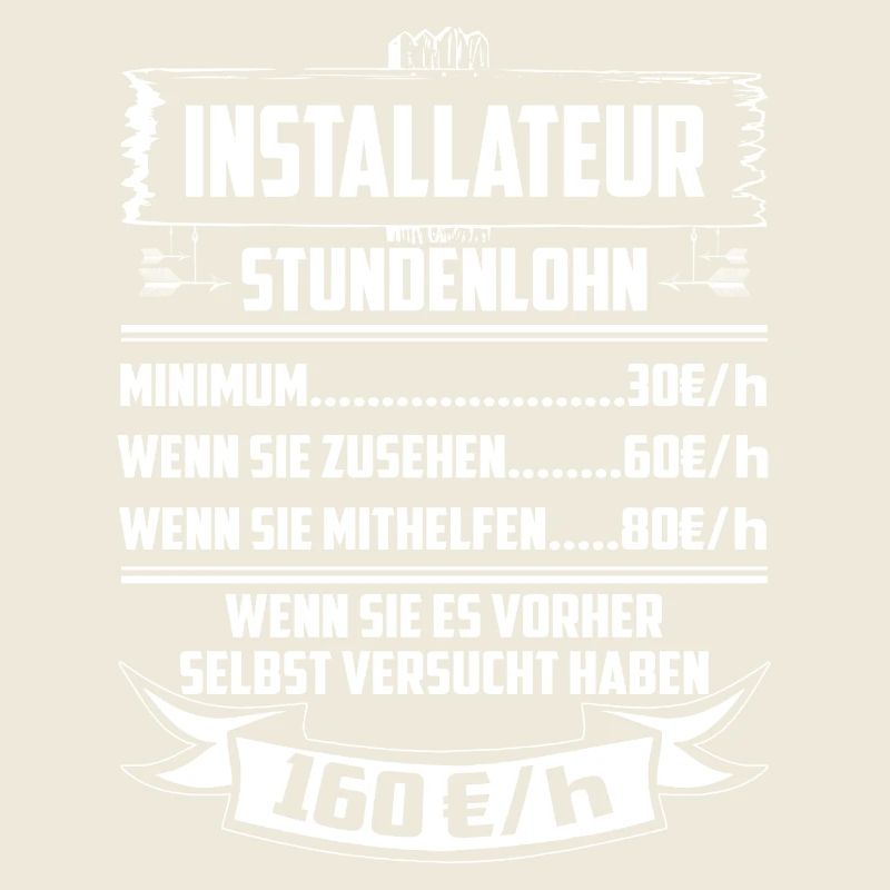 Installateur Stundenlohn