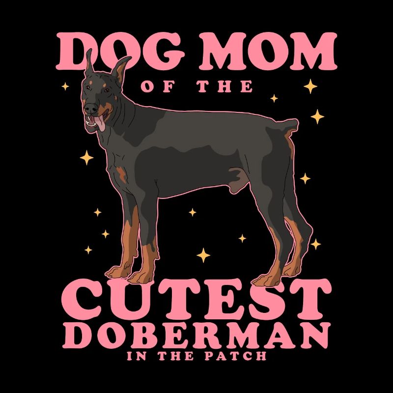 Dobermann Mom | Hundemama Hundebesitzer Geschenk