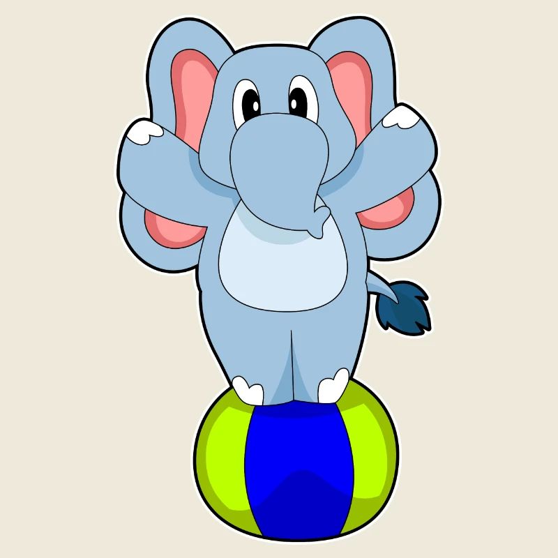 Bal de gymnastique Elephant Circus
