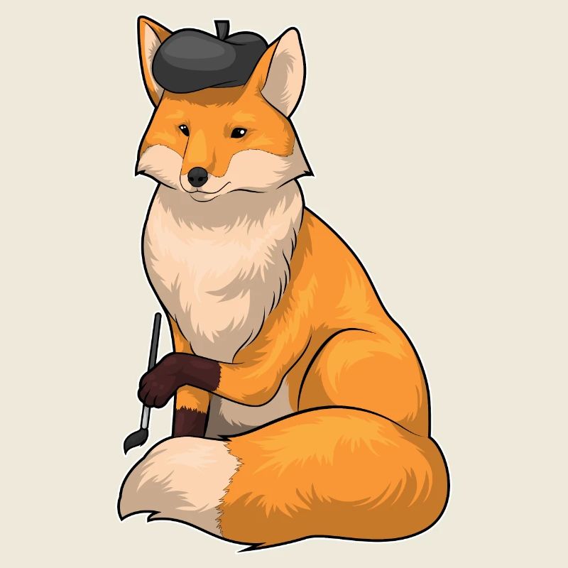 Fox Painter Peinture Pinceau