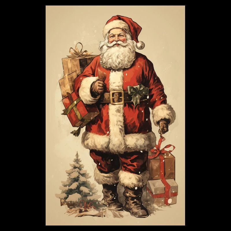 Vintage Santa Postcard