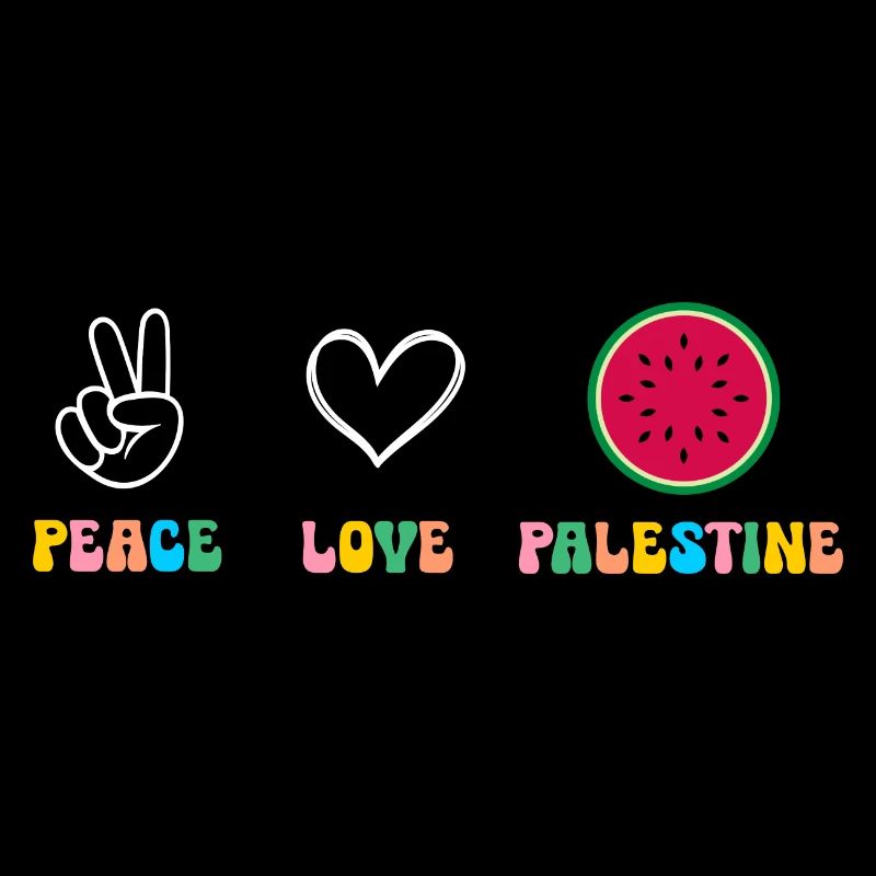 Peace Love Palestine Palästina