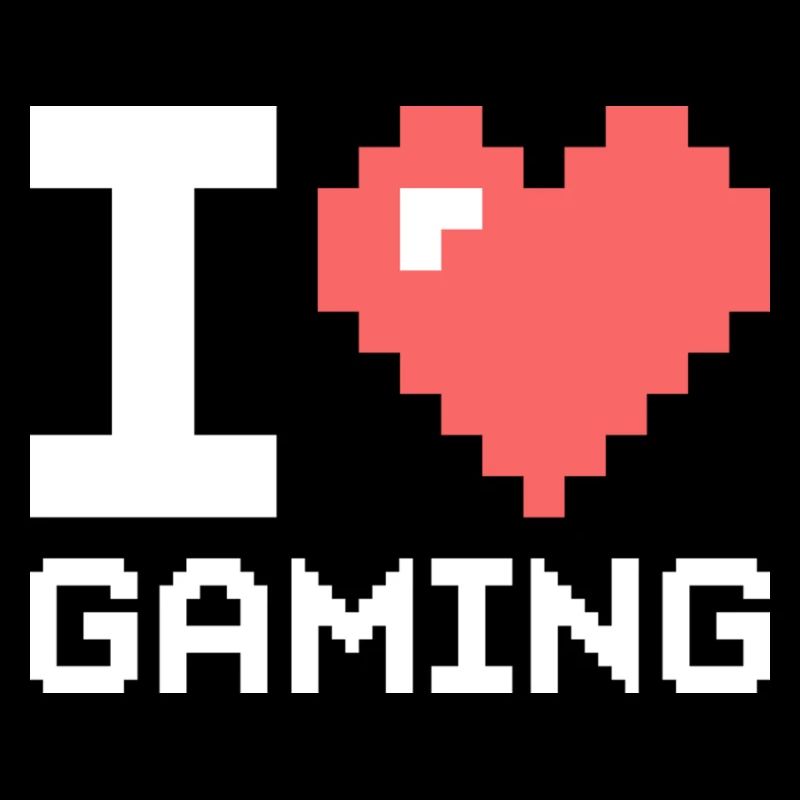 ICH LIEBE GAMING BLACK
