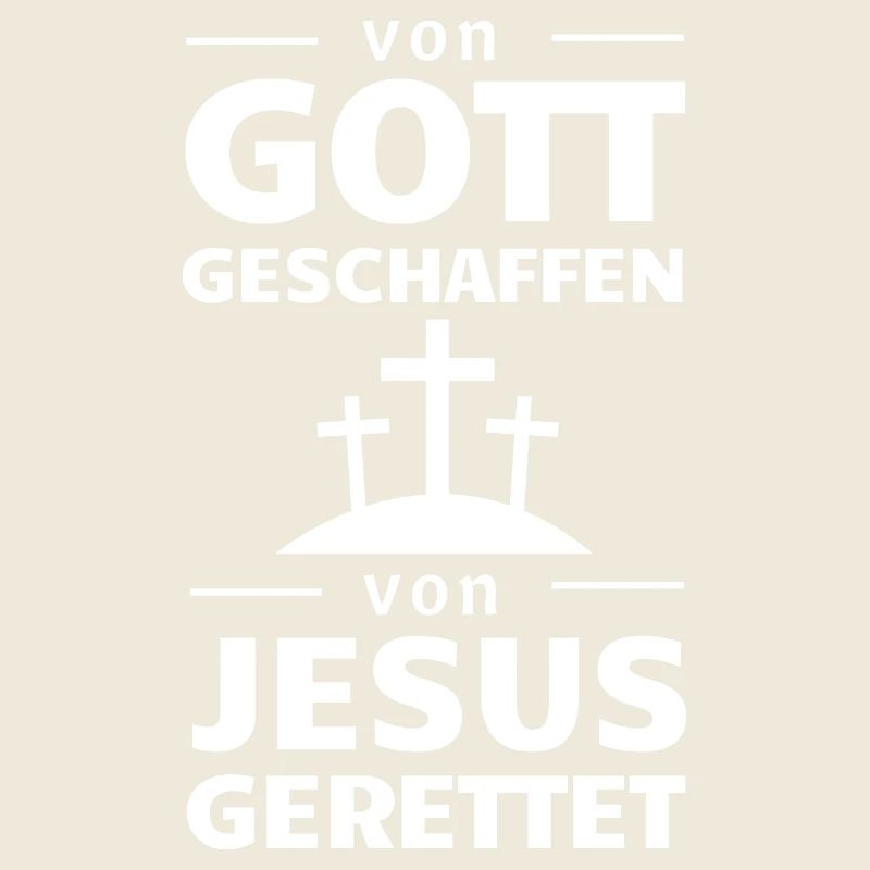 Gott geschaffen Jesus gerettet