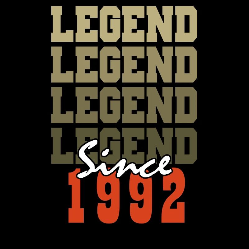 Cadeau 32e Anniversaire Vintage Né un mois de 1992