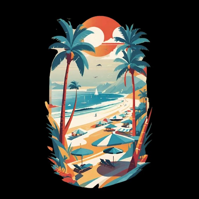 Retro Beach Vibes