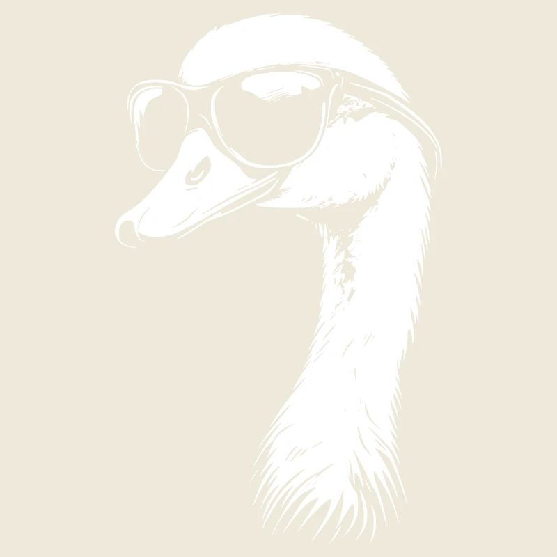 Lunettes de soleil cygne