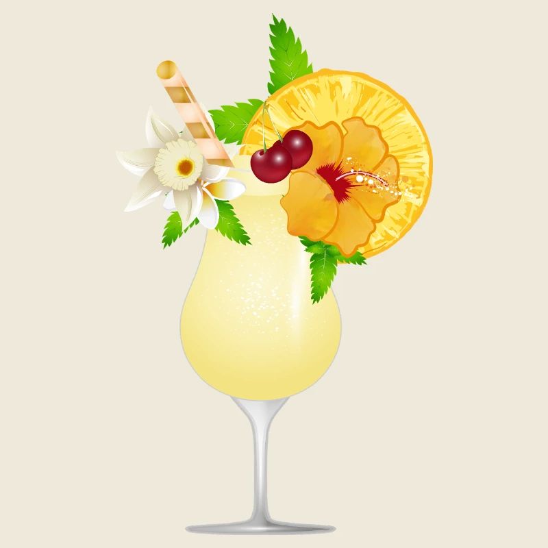 Cocktail d’été décoré de fruits