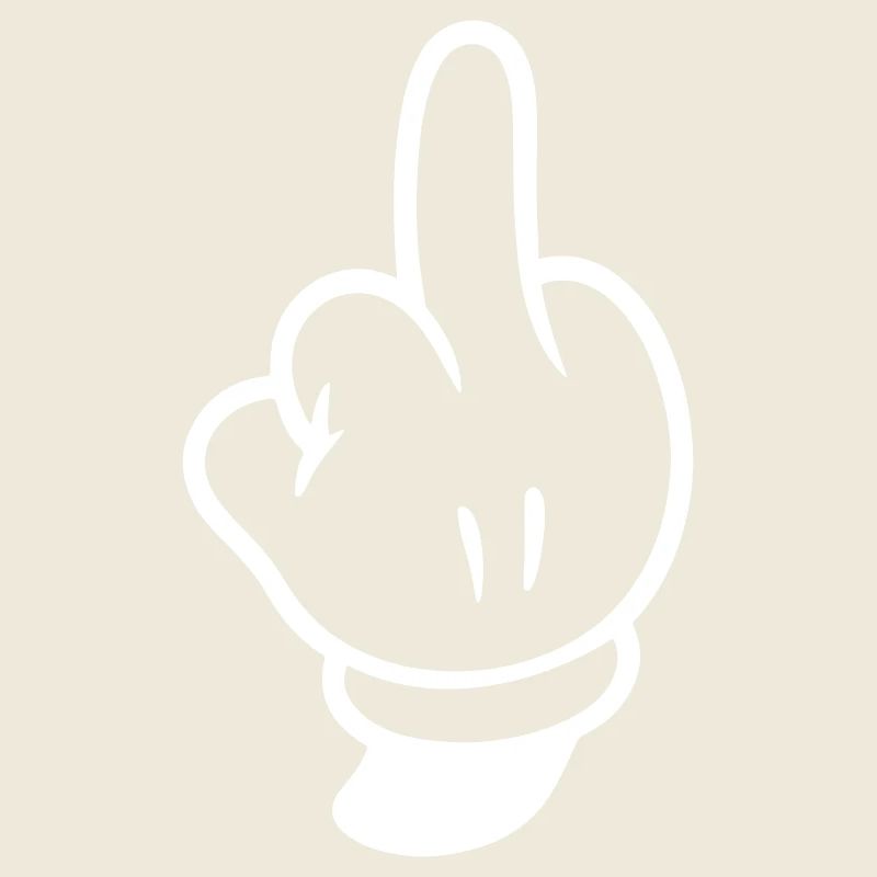 Mittelfinger Hand Comic