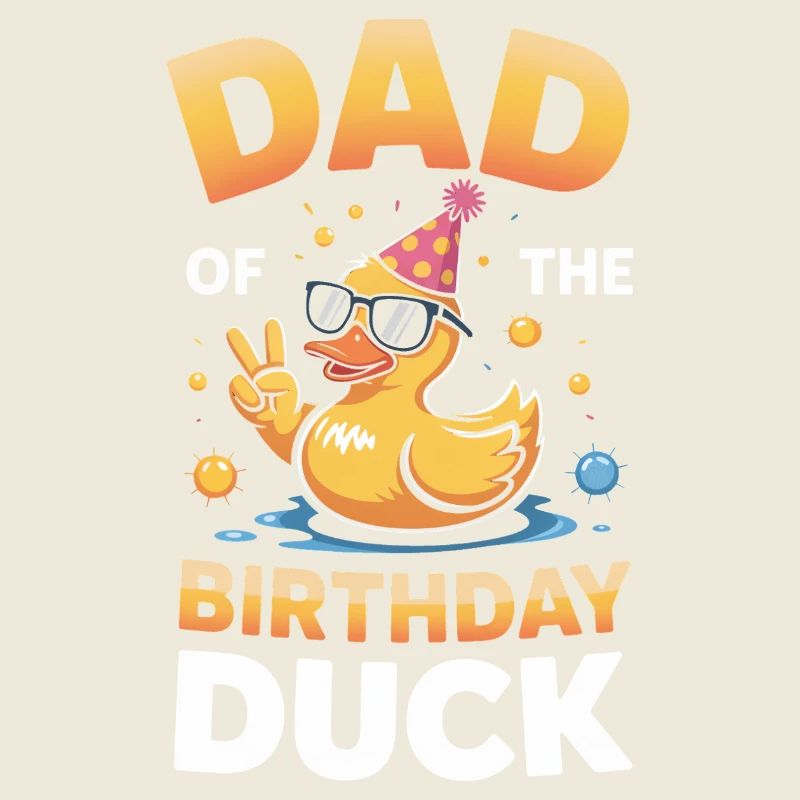 Fête de canards d’anniversaire de papa