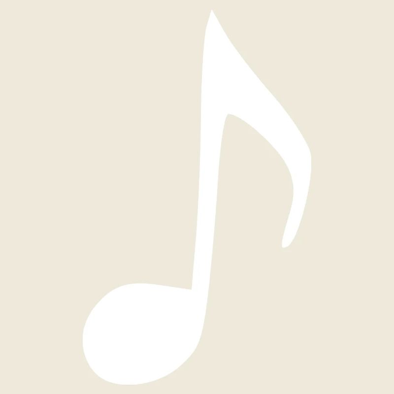 Musiknote weiß Musik