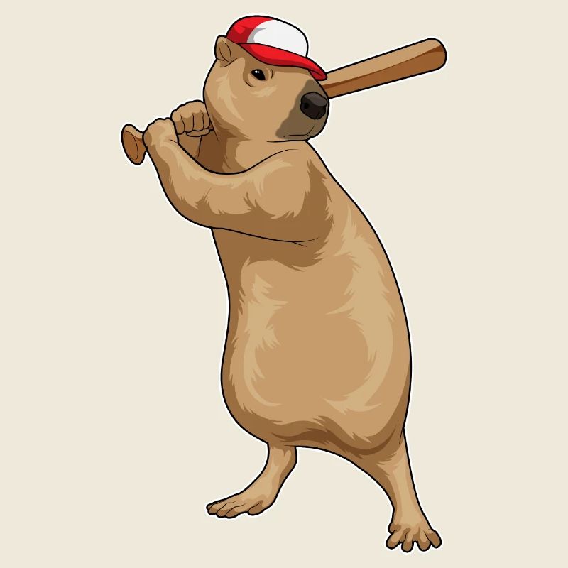 Batte de baseball Capybara