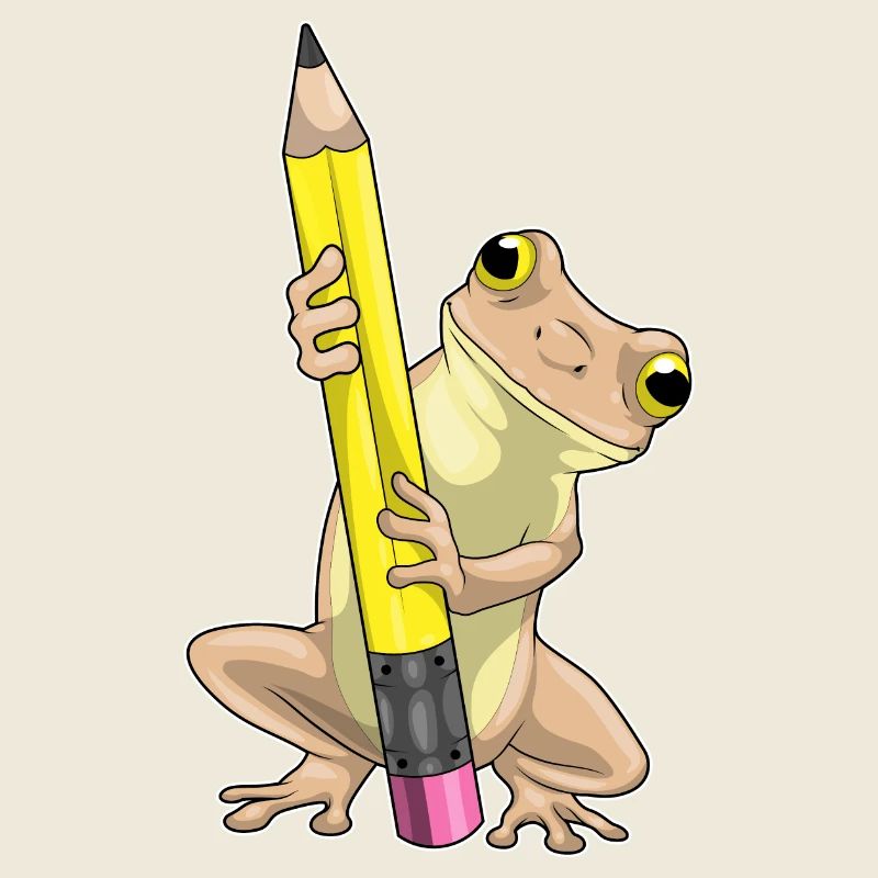Frog Pupil Pencil School