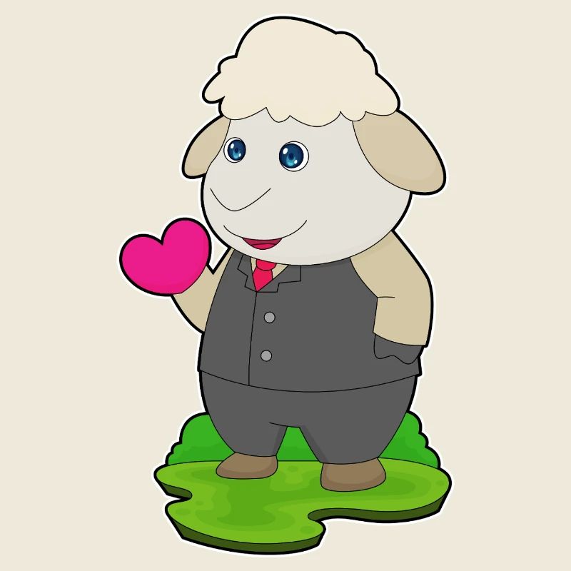 Mouton Marié Costume Mariage