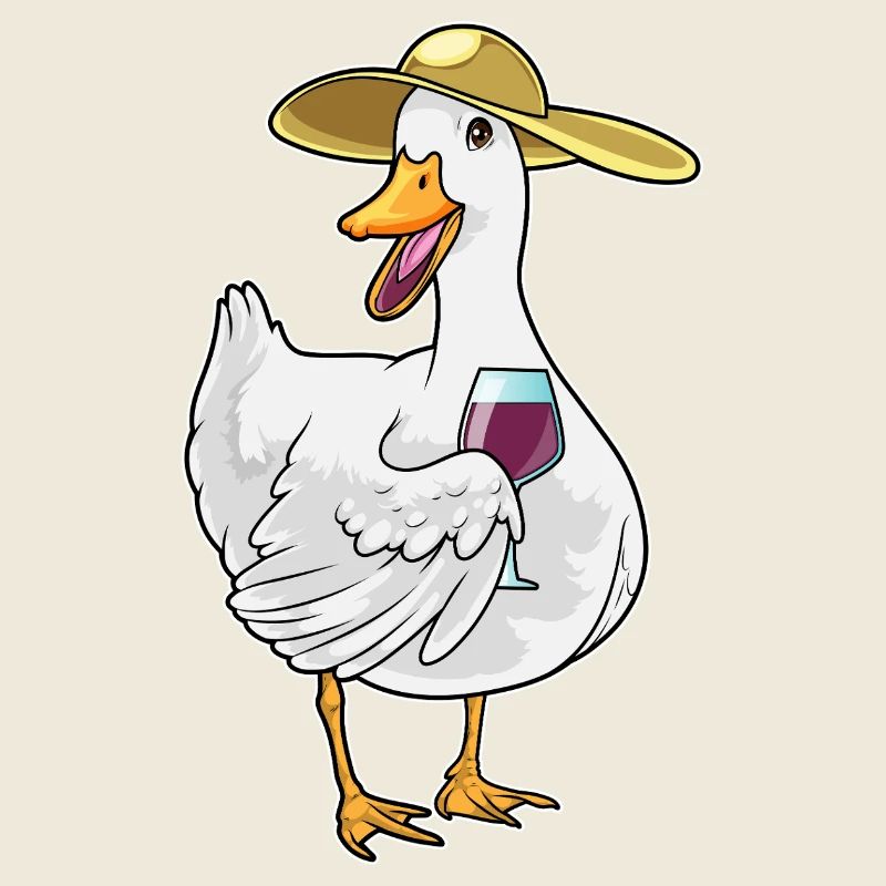 Vin rouge de canard