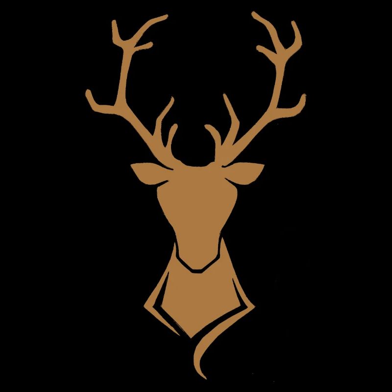 Hirsch Logo Braun/Gold