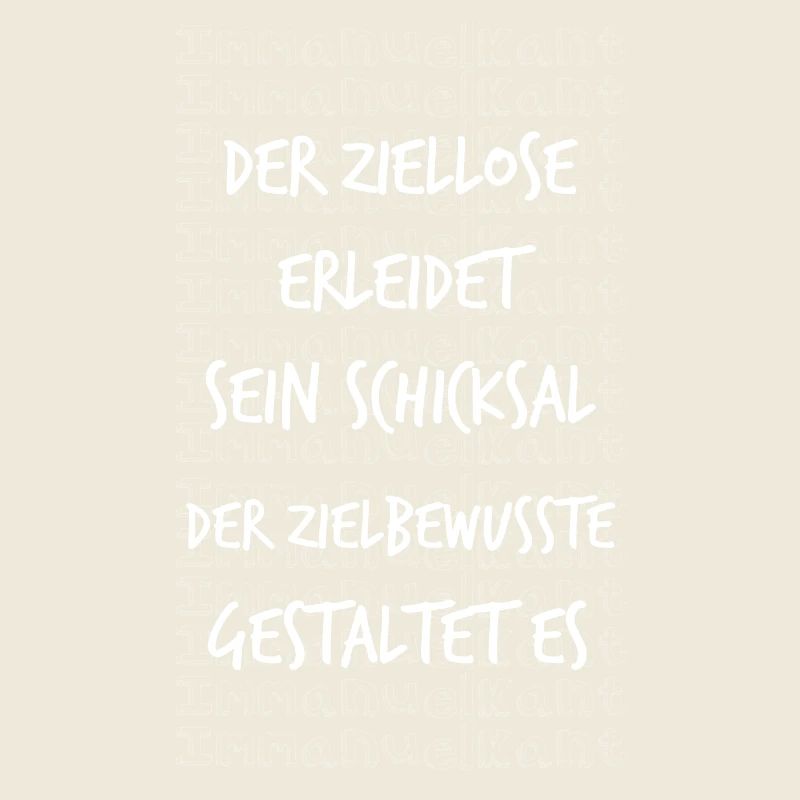 Ziellos Immanuel Kant Zitat Spruch Geschenk Idee