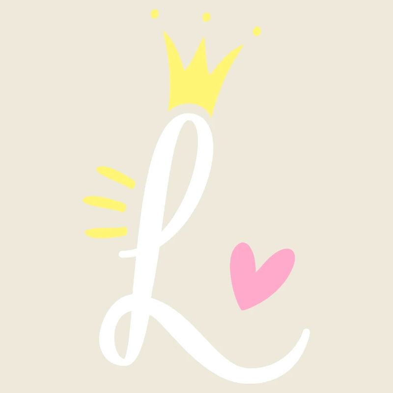 Buchstabe L Anfangsbuchstabe Krone