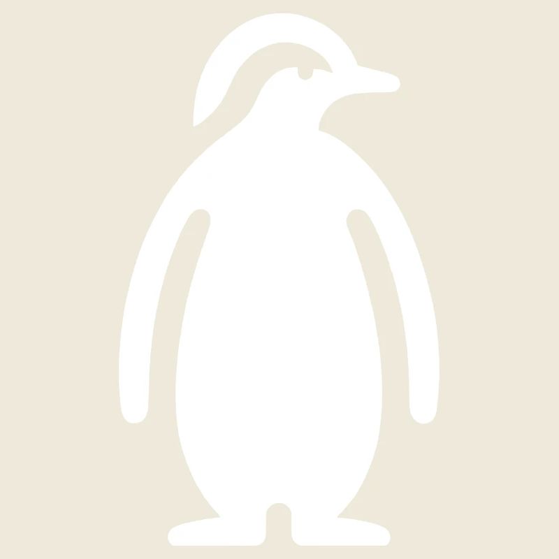 Penguin Silhouette Elegant Design