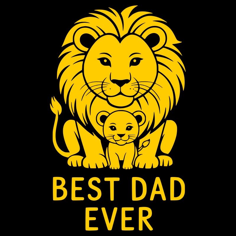 Bester Papa Löwe Löwenvater Best Dad ever