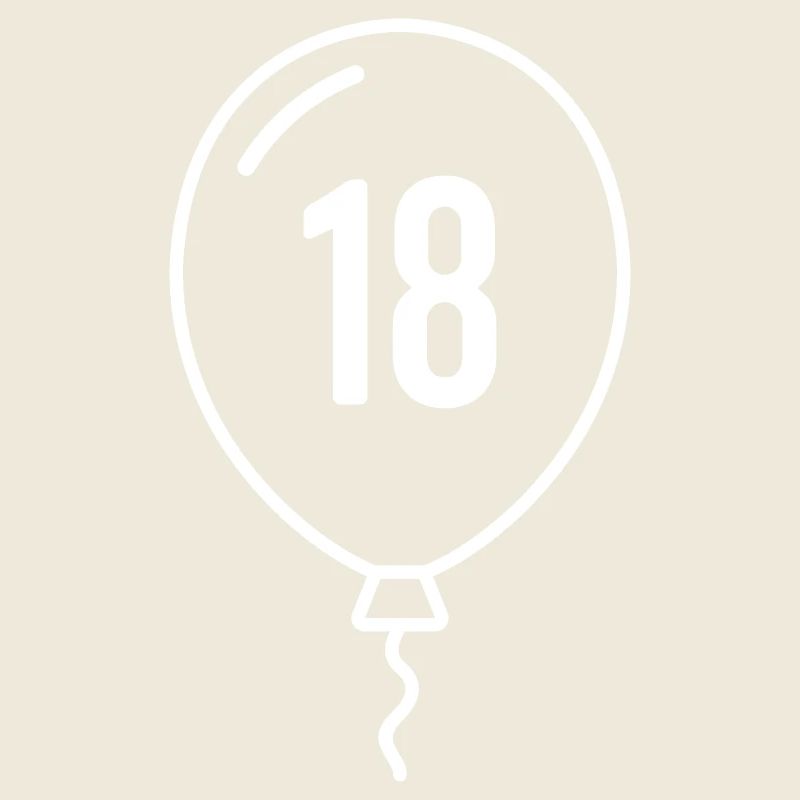 Ballon numéro 18 – Conception d’anniversaire et de fête
