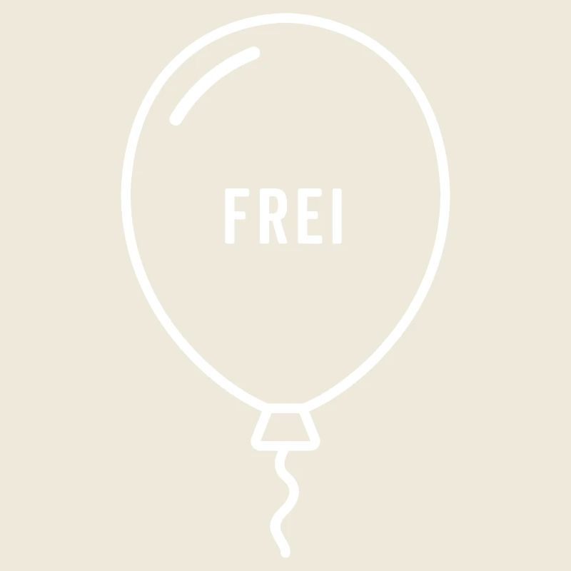 Frei – Luftballon Motiv mit Leichtigkeit