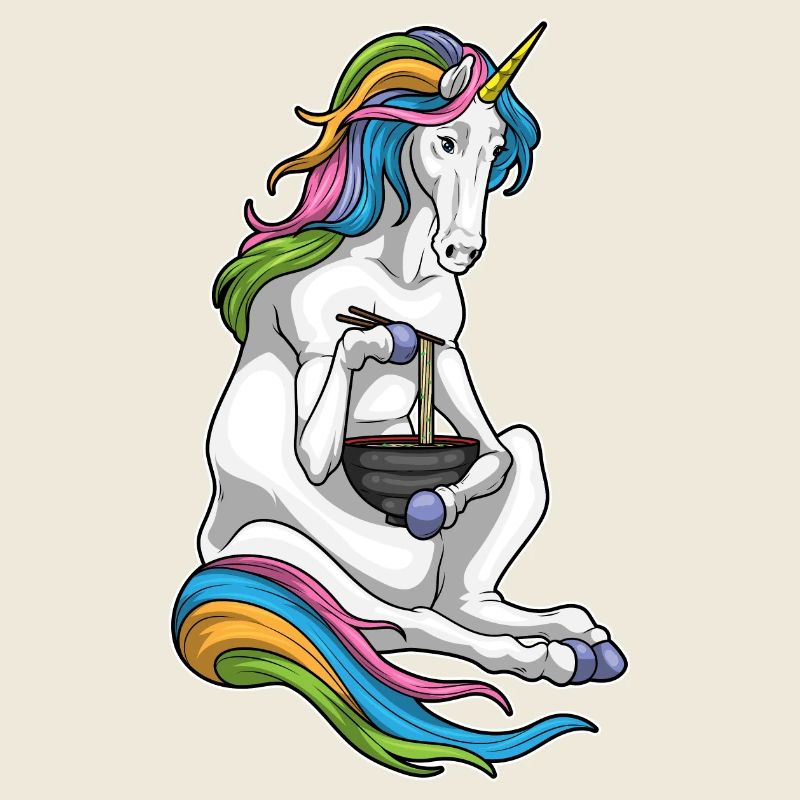 Unicorn bowl ramen