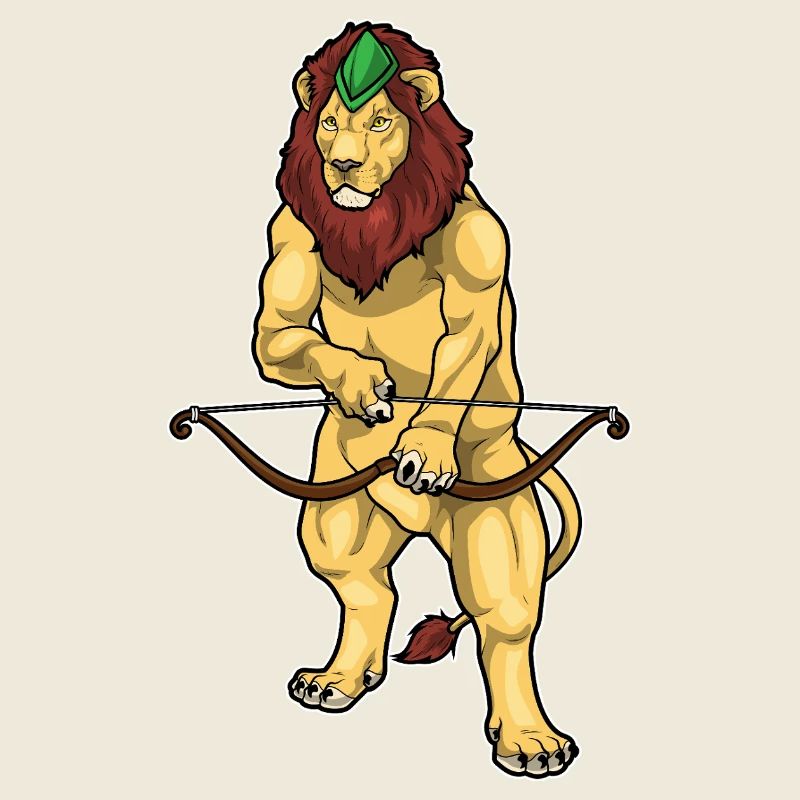 Arc d’archer lion