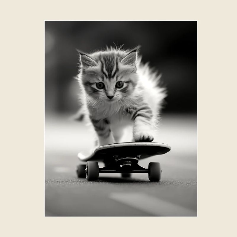 Skating Kitty
