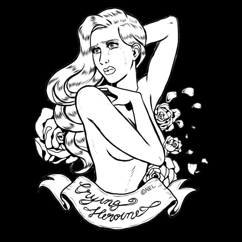 Crying Heroine Black