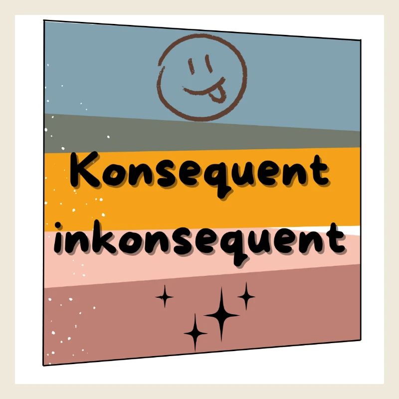 Konsequent inkonsequent Farbkontrast