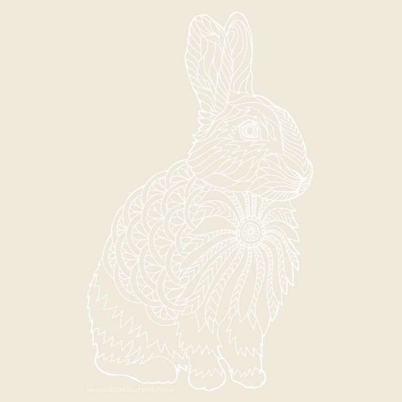 Rabbit design white