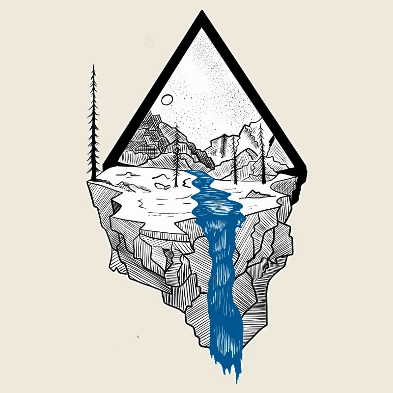 landscape with mountains