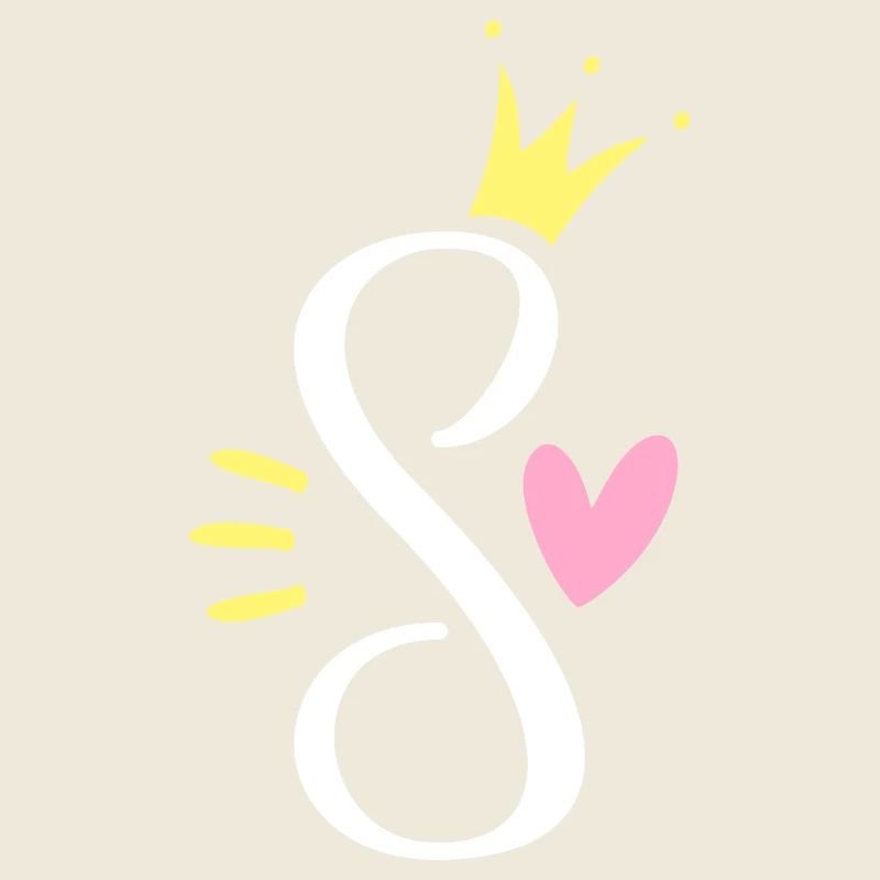 Letter S Initial Letter Crown