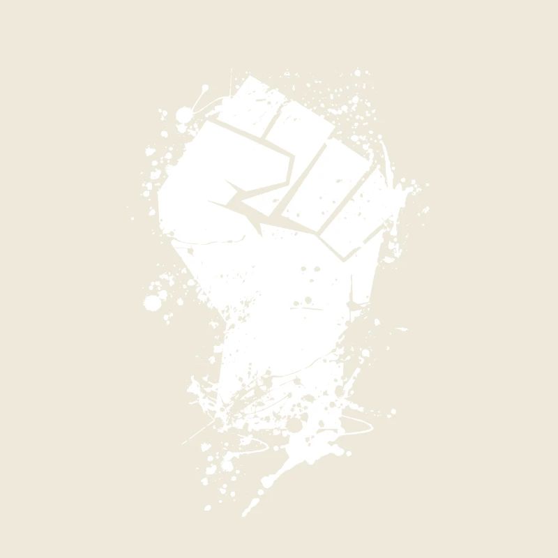 Revolution Faust in weiss