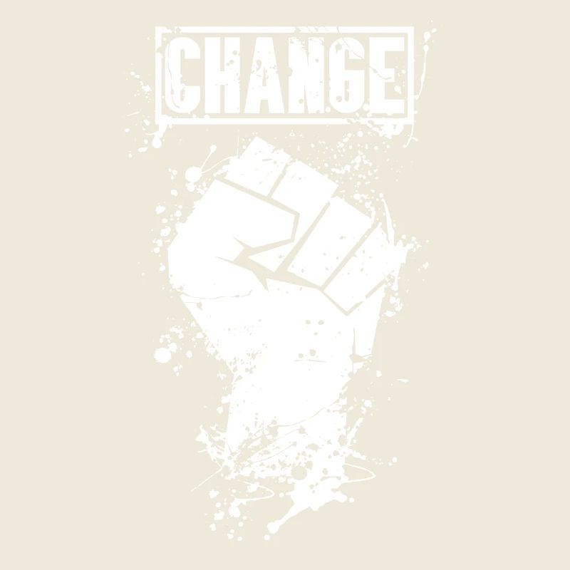 Revolution und Veränderung Weiß