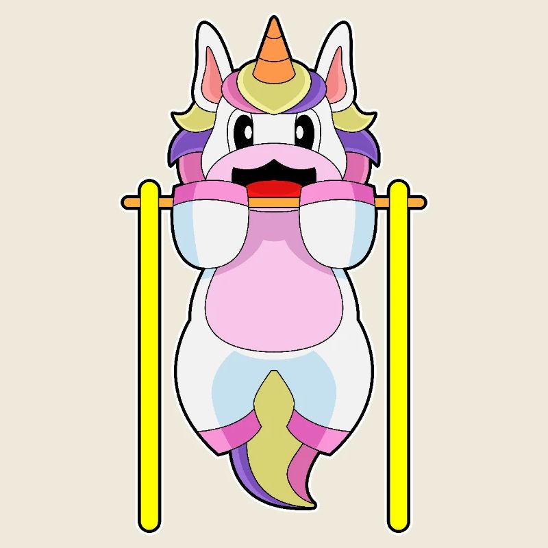 Licorne Bodybuilder Tractions Musculation